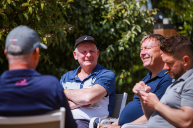 Golfers Chatting
