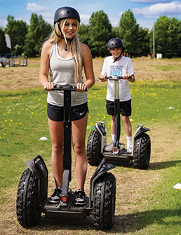 Segway children at Potters Resorts