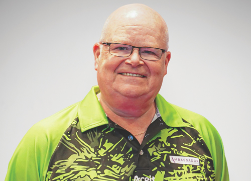 Les Gillett smiling