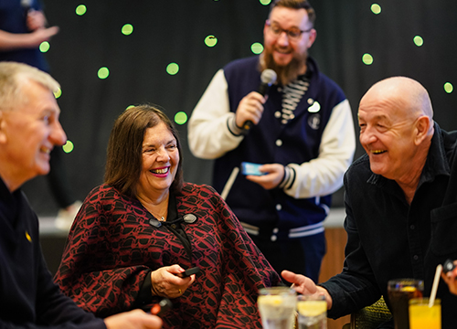 Family at a game show