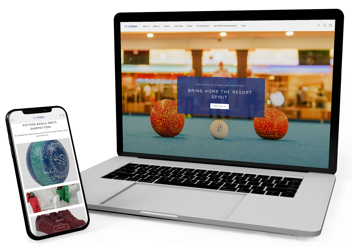 Shop Potters Website