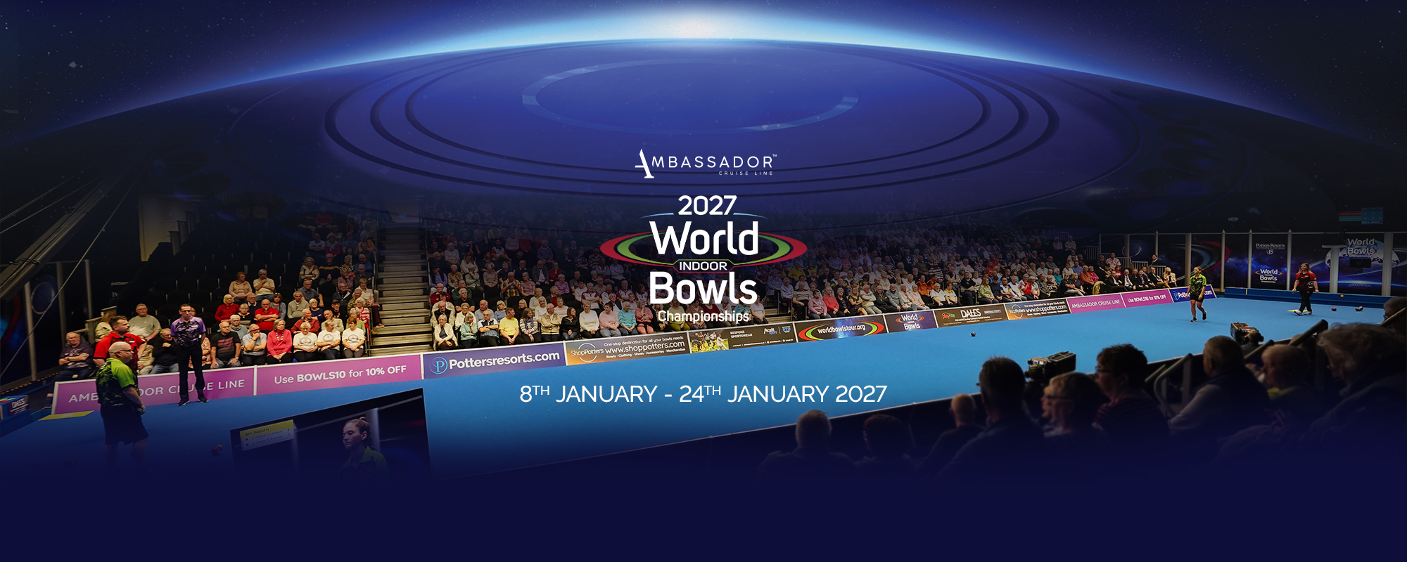 2027 Ambassador Cruise Line World Indoor Bowls Championships